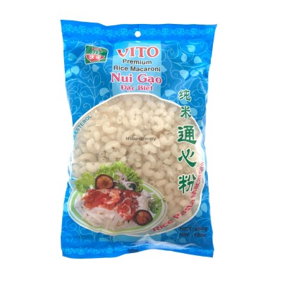 Vito Premium Rice Macaroni (Short) 454g